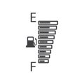 Car Fuel Indicator Icon vector Royalty Free Stock Photo