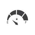 Car Fuel Indicator Icon vector Royalty Free Stock Photo