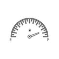 Car Fuel Indicator Icon vector Royalty Free Stock Photo