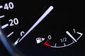 Car fuel indicator Royalty Free Stock Photo
