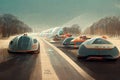 The car of the future with its advanced design will allow it to adapt to any driving conditions and environment,