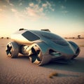 The car of the future with its advanced design will allow it to adapt to any driving conditions and environment,