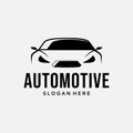 Premium Car Garage Concept Logo Design Royalty Free Stock Photo