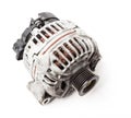 Car generator on white isolated background. Spare parts catalog Royalty Free Stock Photo