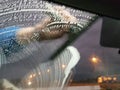 Car glass cleaning washing foam brush