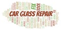 Car Glass Repair word cloud