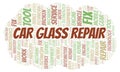 Car Glass Repair word cloud