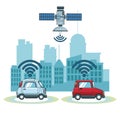 Car gps tracker technology Royalty Free Stock Photo