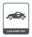 car hard top icon in trendy design style. car hard top icon isolated on white background. car hard top vector icon simple and Royalty Free Stock Photo