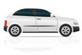 Car hatchback vector illustration