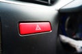 Car hazard button Royalty Free Stock Photo