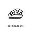 car headlight icon from Car parts collection.