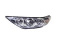 Car headlight isolated on whit