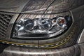 Car headlight detail