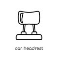 car headrest icon from Car parts collection.