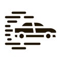 Car High Speed Icon Vector Glyph Illustration Royalty Free Stock Photo