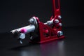 Car hydraulic handbrake red custom made