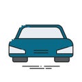 Car icon. Royalty Free Stock Photo
