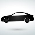 car icon car isolated vector on a white background