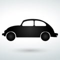 car icon car isolated vector on a white background