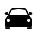 Car icon in flat style Simple traffic icon