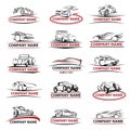 Car icon set Royalty Free Stock Photo