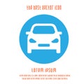 Car icon. Speed symbol. Vector illustration EPS 10 Royalty Free Stock Photo