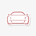 Car Icon, Car Sticker, Car Icon Object