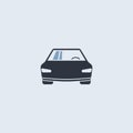 Car icon. vector symbol simple flat modern style