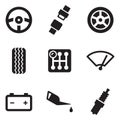 Car Icons Royalty Free Stock Photo