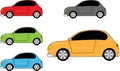 Car icons set