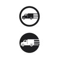 Car icons and vector logo automobiles for travel truck bus and other transport vector signs design illustration Royalty Free Stock Photo