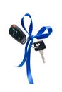 Car ignition key Royalty Free Stock Photo