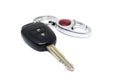 Car ignition key with remote Royalty Free Stock Photo