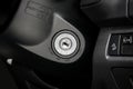 Car ignition keyhole  start stop engine Royalty Free Stock Photo