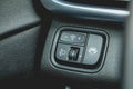 Memory recall button position light in a car