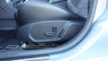 Car inside Seats Adjustment Memory Closeup Photo. Modern Transportation. Interior of prestige modern car.Leather power-up seat Royalty Free Stock Photo