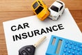 Car insurance concept Royalty Free Stock Photo