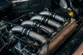 Car intake manifold with rubber Royalty Free Stock Photo