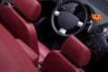 Car interior from above Royalty Free Stock Photo