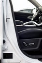 Car interior is blurred Royalty Free Stock Photo