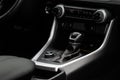 Car interior console close up view. Royalty Free Stock Photo