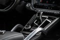 Car interior console close up view. Royalty Free Stock Photo