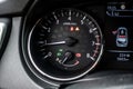 Car interior detail engine speed