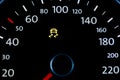 Car interior gauge ESP light