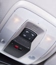 Car interior light panel on the top Royalty Free Stock Photo