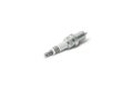Car Iridium spark plugs in white background for texture of Technician and service concept
