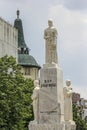 Car Jovan nenad statue on Subotica`s main square