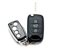 Car key and alarm system charm Royalty Free Stock Photo