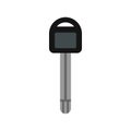 Car key icon, flat style Royalty Free Stock Photo